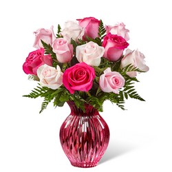 The FTD Happy Spring Mixed Rose Bouquet from Victor Mathis Florist in Louisville, KY